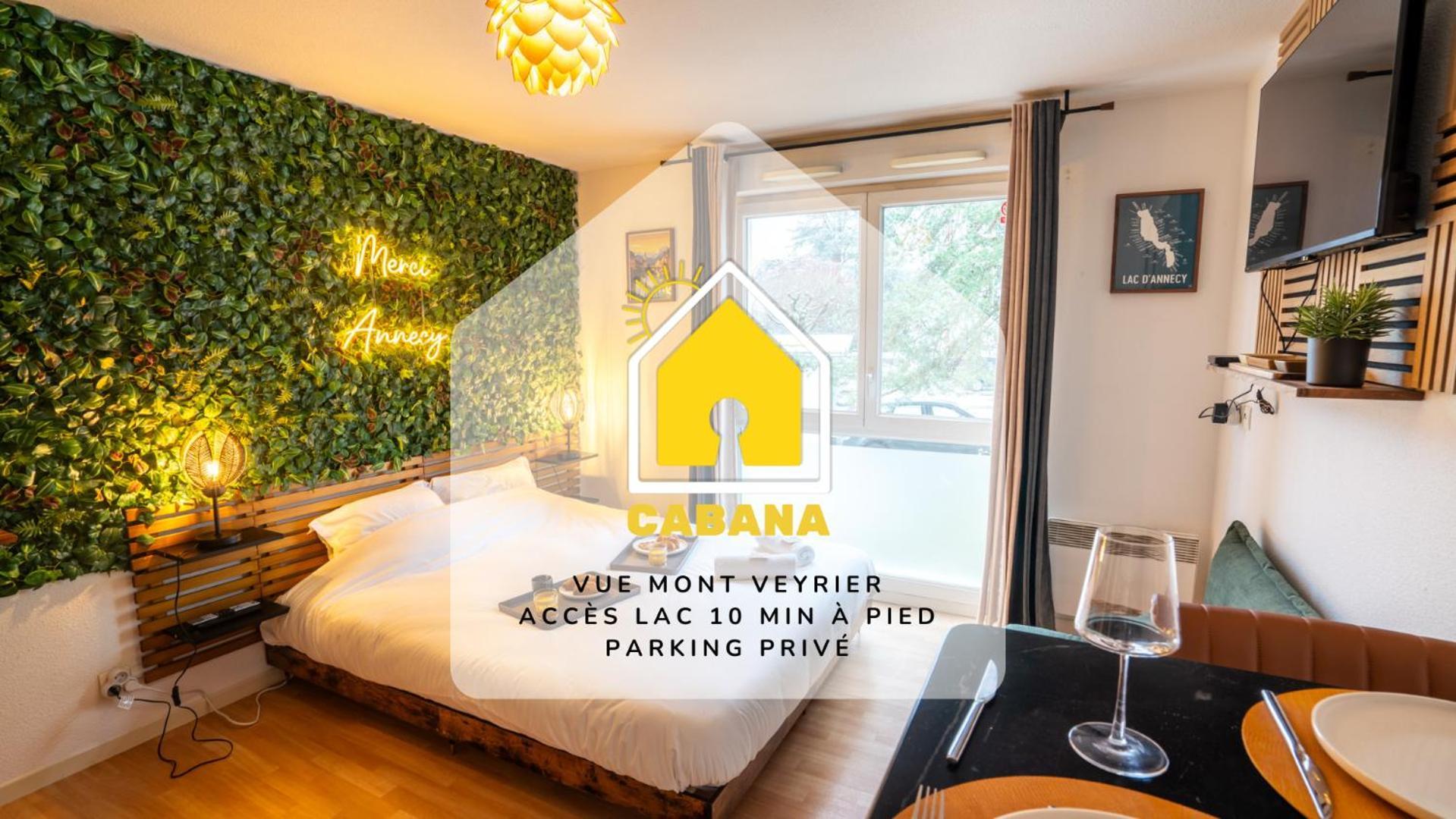 Cabana & Merci Annecy - Parking Et Proche Du Lac Eksteriør billede