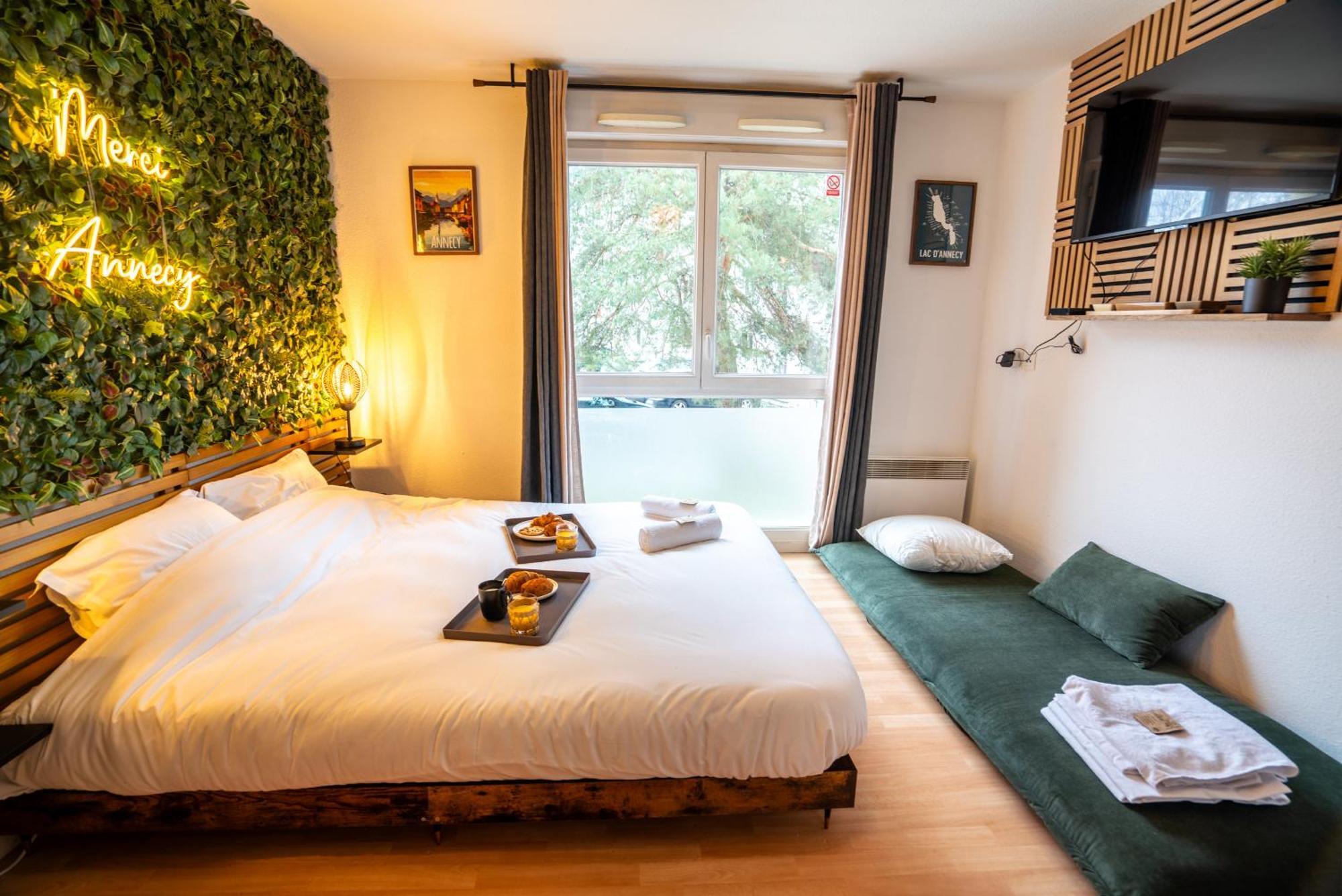 Cabana & Merci Annecy - Parking Et Proche Du Lac Eksteriør billede